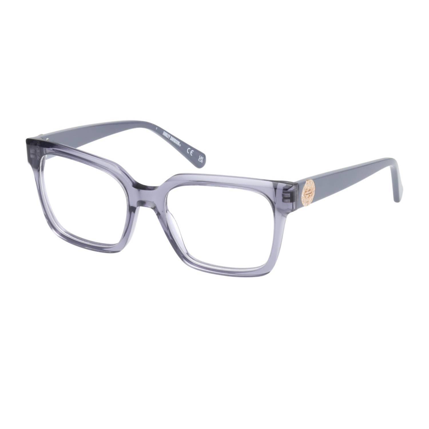 New Harley Davidson Women's Hd50107 Eyeglasses Frame In Light Blue